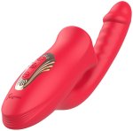 Vibrátor se stimulátorem klitorisu Teazers