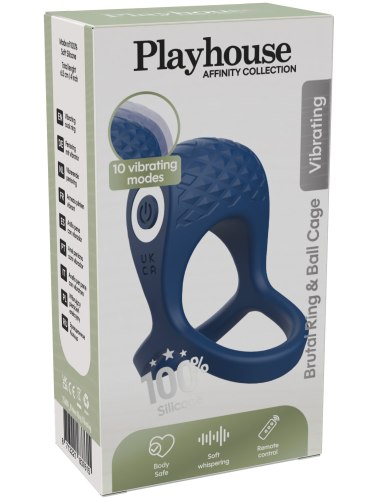 Dvojitý vibrační erekční kroužek Brutal