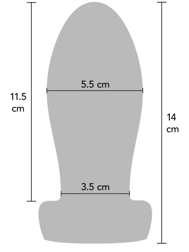 Těžký anální kolík Hidden Desire, vel. M