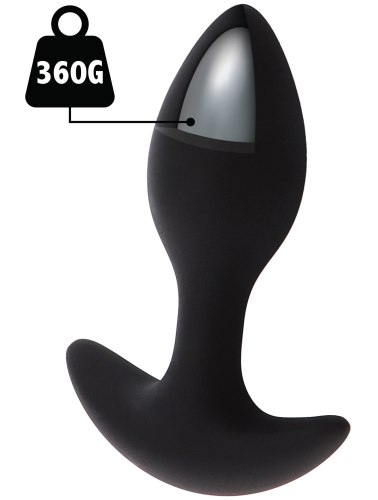 Těžký anální kolík s kovovým jádrem Hidden Desire, 360 g