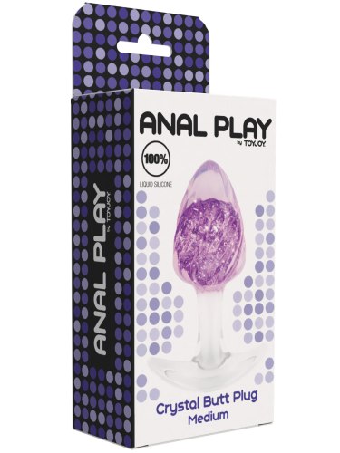 Anální kolík Crystal Medium