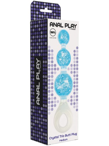 Anální kuličky Crystal Trio Medium