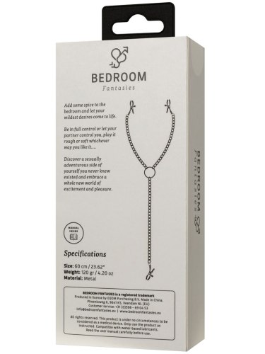 Svorky na bradavky a klitoris Bedroom Fantasies