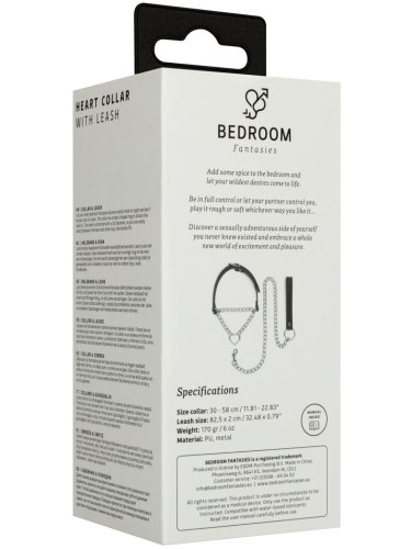 Obojek s vodítkem Bedroom Fantasies