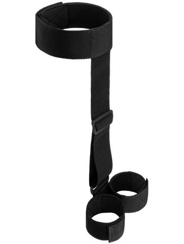 Bondage postroj s obojkem a pouty Bedroom Fantasies