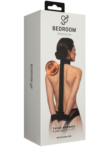 Bondage postroj s obojkem a pouty Bedroom Fantasies