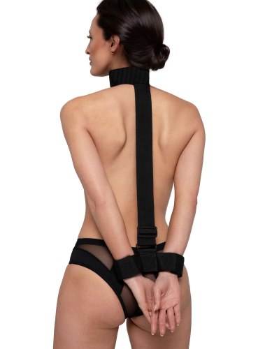 Bondage postroj s obojkem a pouty Bedroom Fantasies