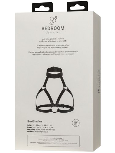 Řemínkový postroj s obojkem Bedroom Fantasies Chiara