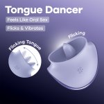 Vibrační stimulátor klitorisu s jazýčkem Satisfyer Tongue Dancer