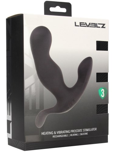 Hřejivý vibrátor na prostatu a hráz Levelz