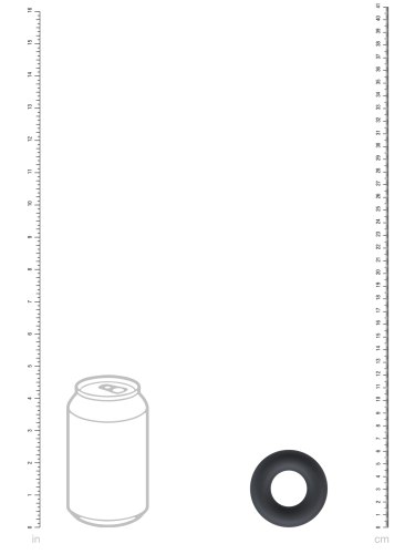 Tlustý erekční kroužek Levelz, 32 mm