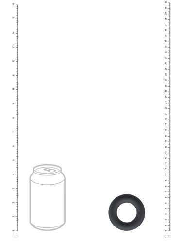 Tlustý erekční kroužek Levelz, 42 mm