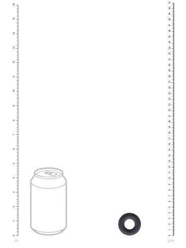Tlustý erekční kroužek Levelz, 18 mm