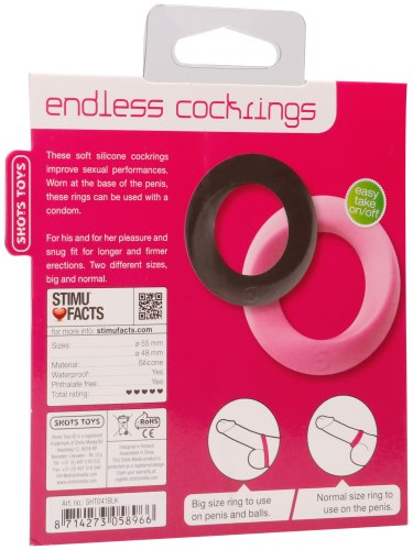 Sada erekčních kroužků Endless, 2 ks