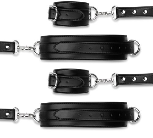 BDSM kříž s pouty na ruce a stehna Bedroom Fantasies