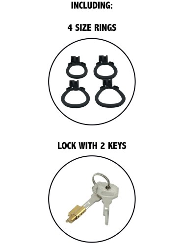 Plastová klec na penis Penis Prison X-Short