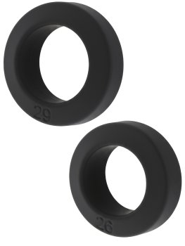 Sada erekčních kroužků Double Stackers Medium, 2 ks – Nevibrační erekční kroužky