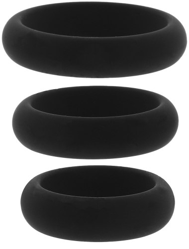 Sada erekčních kroužků Stamina Premium, 3 ks