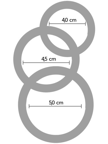 Sada erekčních kroužků Stamina Premium, 3 ks