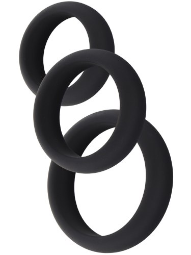 Sada erekčních kroužků Stamina Premium, 3 ks