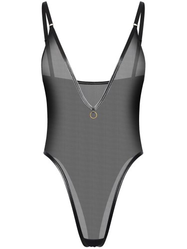 Průsvitné body s hlubokým výstřihem Guilty Pleasure