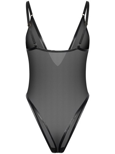 Průsvitné body s hlubokým výstřihem Guilty Pleasure