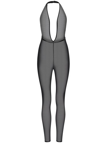 Průsvitný catsuit bez rukávů Guilty Pleasure