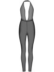 Průsvitný catsuit bez rukávů Guilty Pleasure