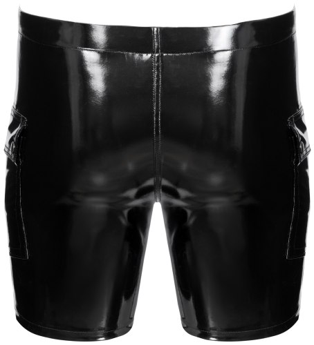 Lakované pánské šortky Black Level
