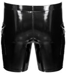 Lakované pánské šortky Black Level