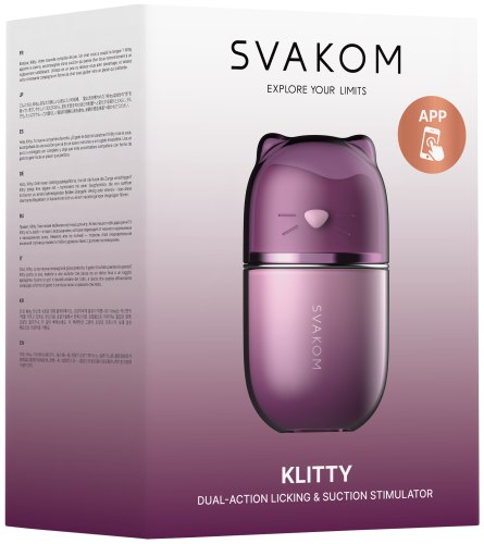 Sací stimulátor s jazýčkem Svakom Klitty