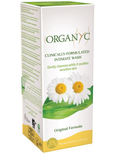 Intimní mycí gel s heřmánkem Organyc, 250 ml