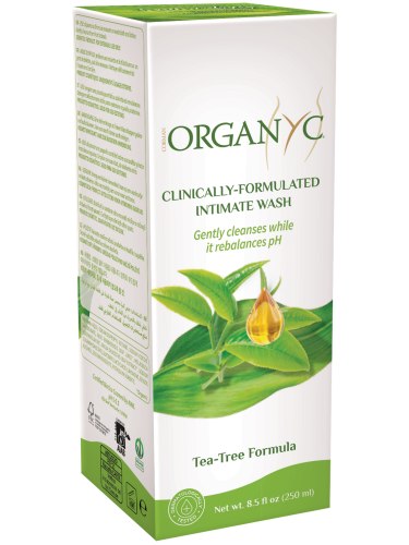 Intimní mycí gel s Tea Tree Organyc, 250 ml