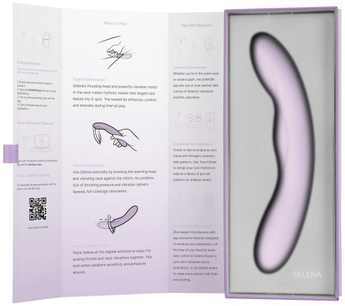 Hřejivý přirážecí vibrátor Svakom Selena