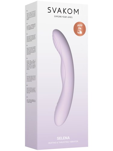 Hřejivý přirážecí vibrátor Svakom Selena
