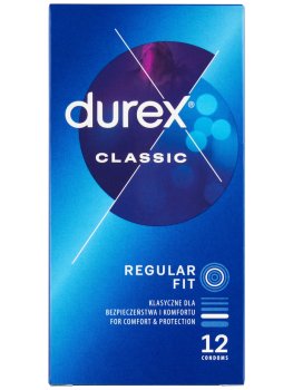 Kondomy Durex Classic, 12 ks – Klasické kondomy