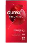 Ztenčené kondomy Durex Feel Thin, 12 ks
