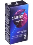 Kondomy s vroubky a stimulačním gelem Durex Intense, 10 ks