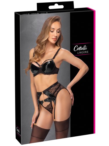 Set lakovaného prádla s krajkou Cottelli