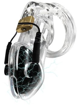 Klec na penis s elektrostimulací Hidden Desire – Pásy cudnosti pro muže