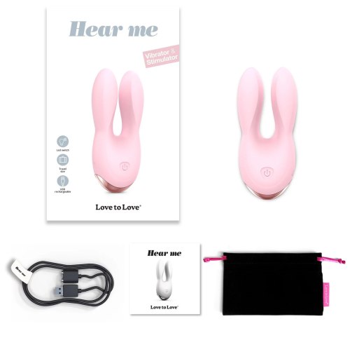 Dvojitý mini vibrátor Hear Me