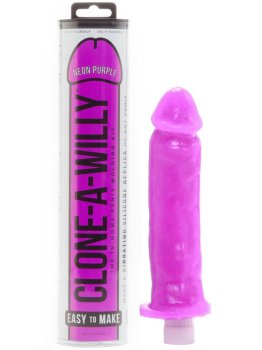 Odlitek penisu Clone-A-Willy Neon Purple - vibrátor – Odlitky penisu a vaginy