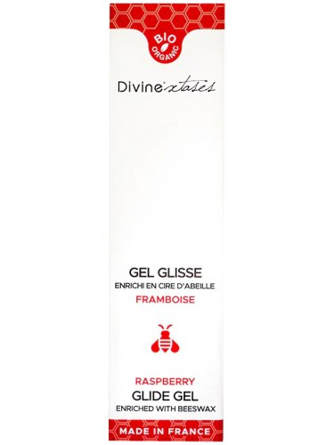 Bio lubrikační gel Divinextases Raspberry, 100 ml