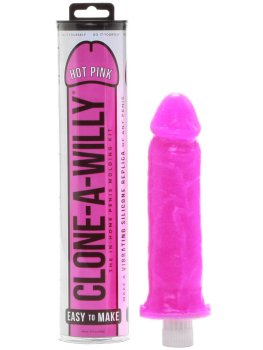 Odlitek penisu Clone-A-Willy Hot Pink - vibrátor – Odlitky penisu a vaginy