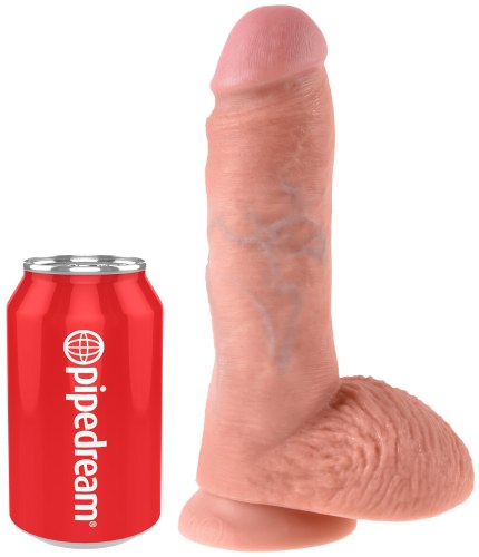 Realistické dildo s varlaty King Cock 8"