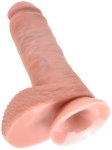 Realistické dildo s varlaty King Cock 8"