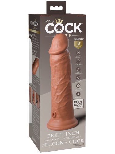Realistický vibrátor s přísavkou Dual Density 8"