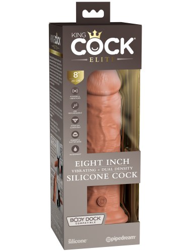 Realistický vibrátor s přísavkou Dual Density 8"