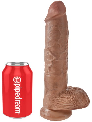 Realistické dildo s varlaty King Cock 10"