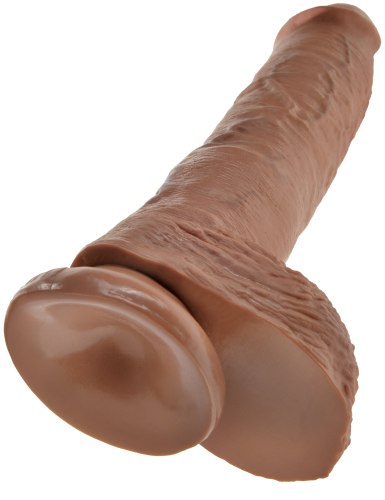 Realistické dildo s varlaty King Cock 10"